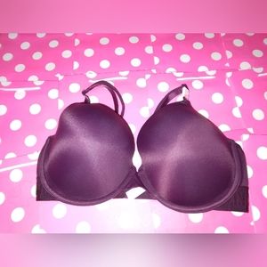 PINK Victoria's Secret everywhere super push-up 36 Double D Purple